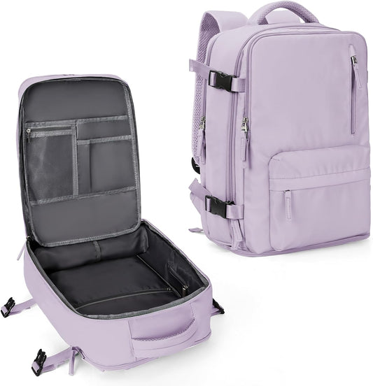 Large Travel Backpack Carry on Flight Approved Laptop Work Business Backpack for Women Men