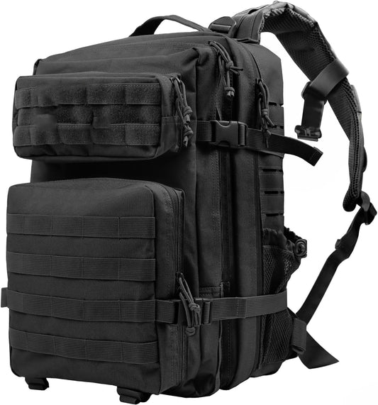 45L Military Tactical Backpack for Men and Women Army 3 Day Assault Pack Bag Large Rucksack with  System