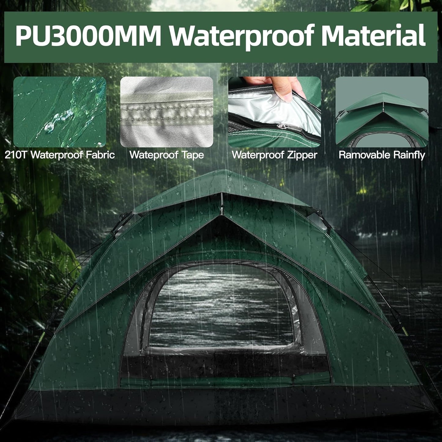 Quick-Opening Dome Tent
